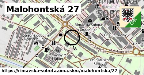 Malohontská 27, Rimavská Sobota