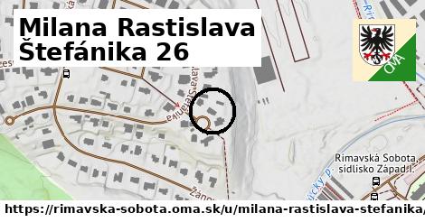 Milana Rastislava Štefánika 26, Rimavská Sobota