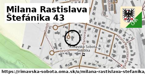 Milana Rastislava Štefánika 43, Rimavská Sobota