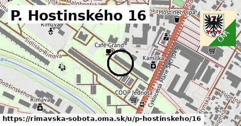 P. Hostinského 16, Rimavská Sobota