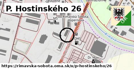 P. Hostinského 26, Rimavská Sobota