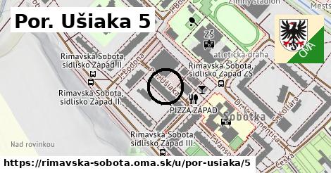 Por. Ušiaka 5, Rimavská Sobota