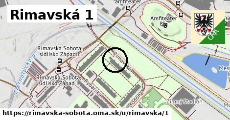 Rimavská 1, Rimavská Sobota