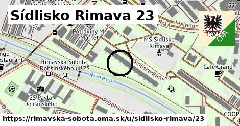 Sídlisko Rimava 23, Rimavská Sobota