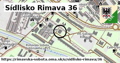 Sídlisko Rimava 36, Rimavská Sobota