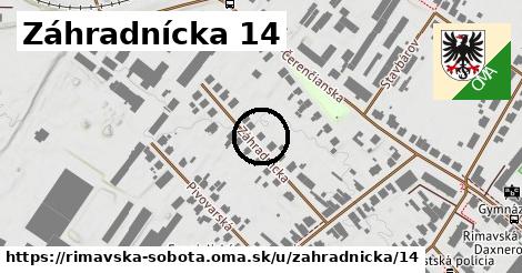 Záhradnícka 14, Rimavská Sobota