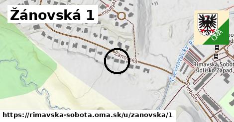 Žánovská 1, Rimavská Sobota