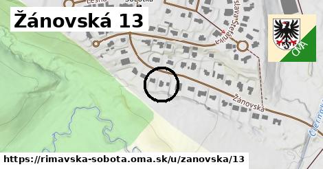 Žánovská 13, Rimavská Sobota