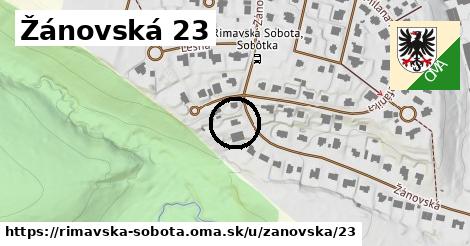 Žánovská 23, Rimavská Sobota