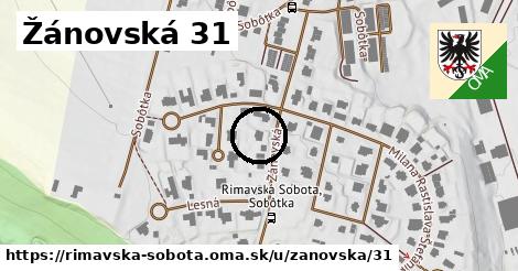 Žánovská 31, Rimavská Sobota