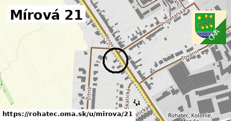 Mírová 21, Rohatec