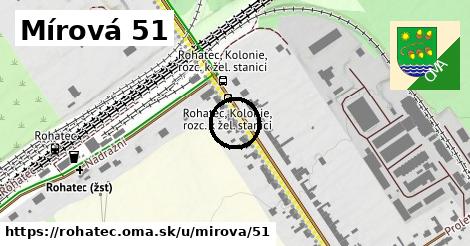 Mírová 51, Rohatec