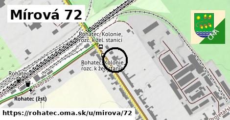 Mírová 72, Rohatec