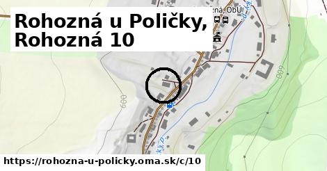 Rohozná u Poličky, Rohozná <span class="supisne">10</span>