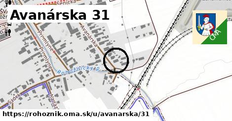 Avanárska 31, Rohožník