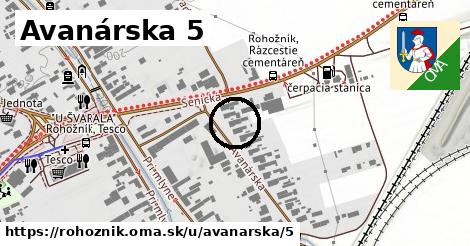 Avanárska 5, Rohožník