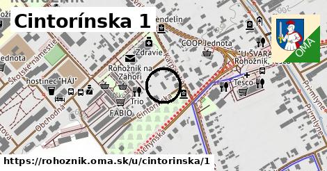 Cintorínska 1, Rohožník