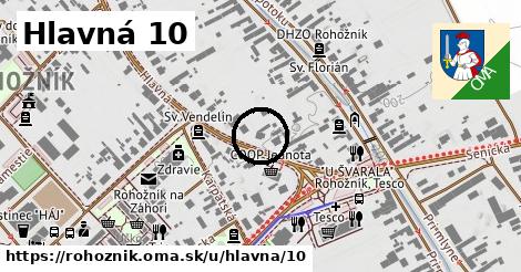 Hlavná 10, Rohožník