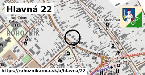 Hlavná 22, Rohožník