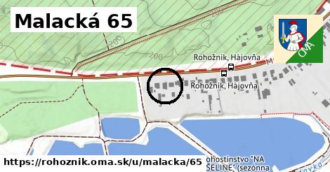 Malacká 65, Rohožník