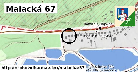 Malacká 67, Rohožník