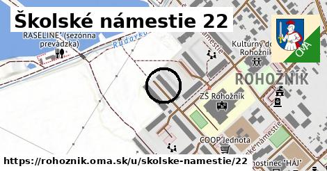 Školské námestie 22, Rohožník