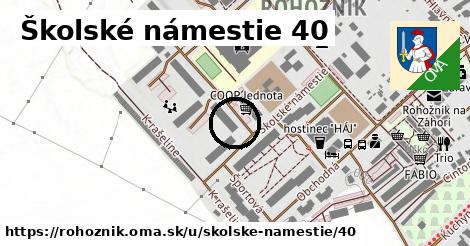 Školské námestie 40, Rohožník