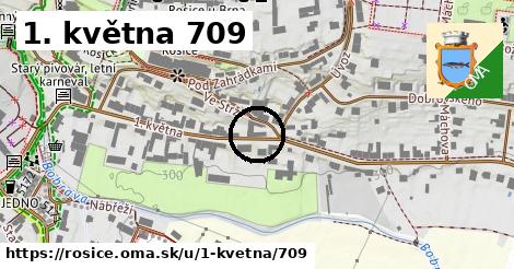 1. května 709, Rosice