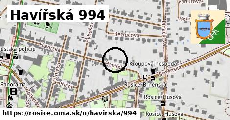 Havířská 994, Rosice