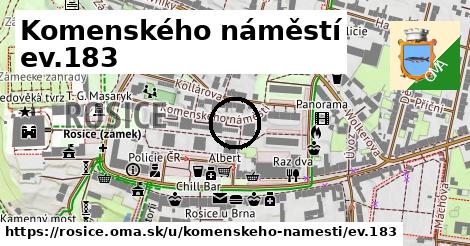 Komenského náměstí ev.183, Rosice