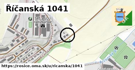 Říčanská 1041, Rosice