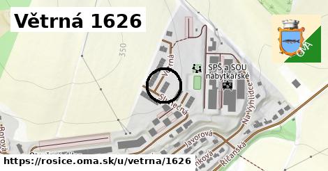 Větrná 1626, Rosice