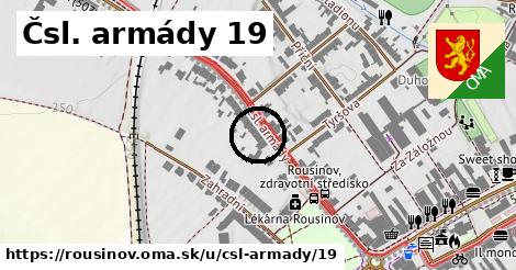 Čsl. armády 19, Rousínov