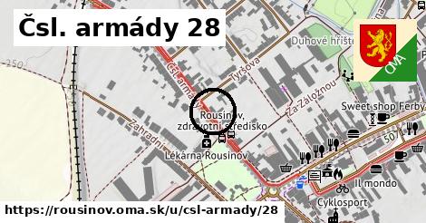 Čsl. armády 28, Rousínov