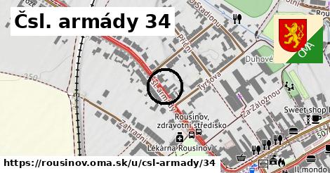 Čsl. armády 34, Rousínov