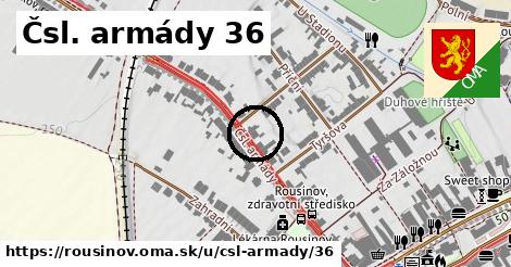 Čsl. armády 36, Rousínov