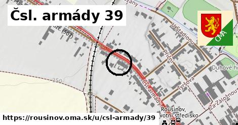 Čsl. armády 39, Rousínov