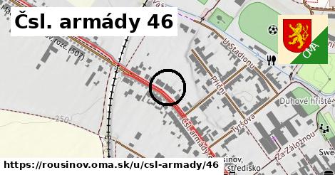 Čsl. armády 46, Rousínov