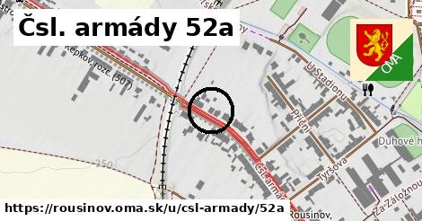 Čsl. armády 52a, Rousínov