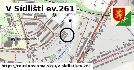 V Sídlišti ev.261, Rousínov