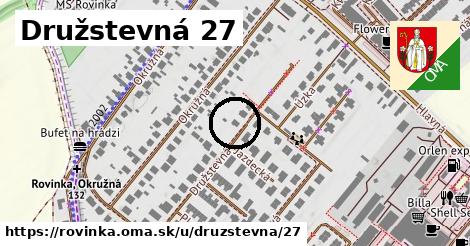 Družstevná 27, Rovinka