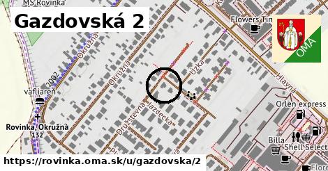 Gazdovská 2, Rovinka
