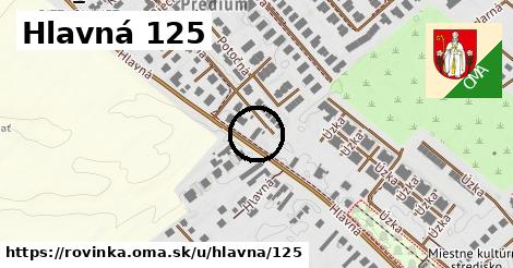 Hlavná 125, Rovinka