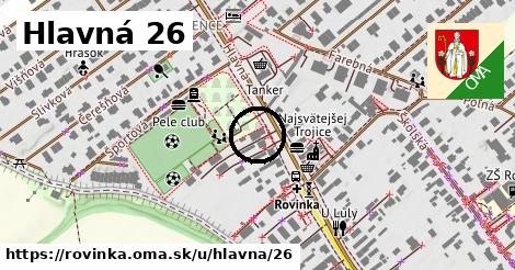 Hlavná 26, Rovinka