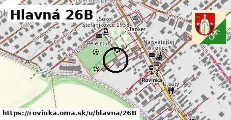 Hlavná 26B, Rovinka