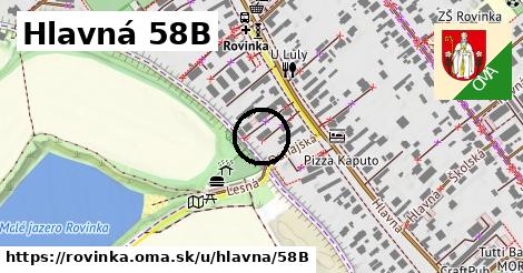 Hlavná 58B, Rovinka