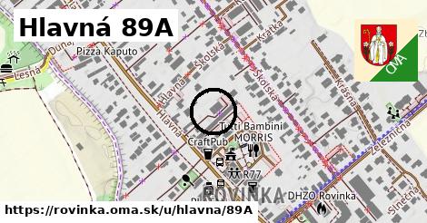 Hlavná 89A, Rovinka