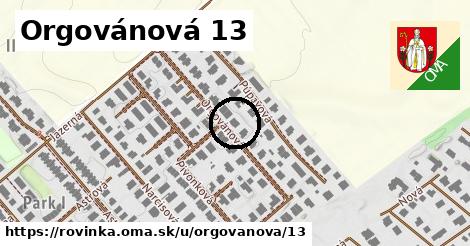 Orgovánová 13, Rovinka