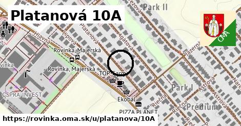 Platanová 10A, Rovinka