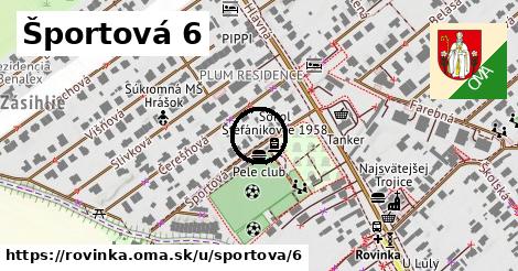Športová 6, Rovinka